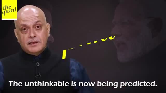 The unthinkable is now being predicted