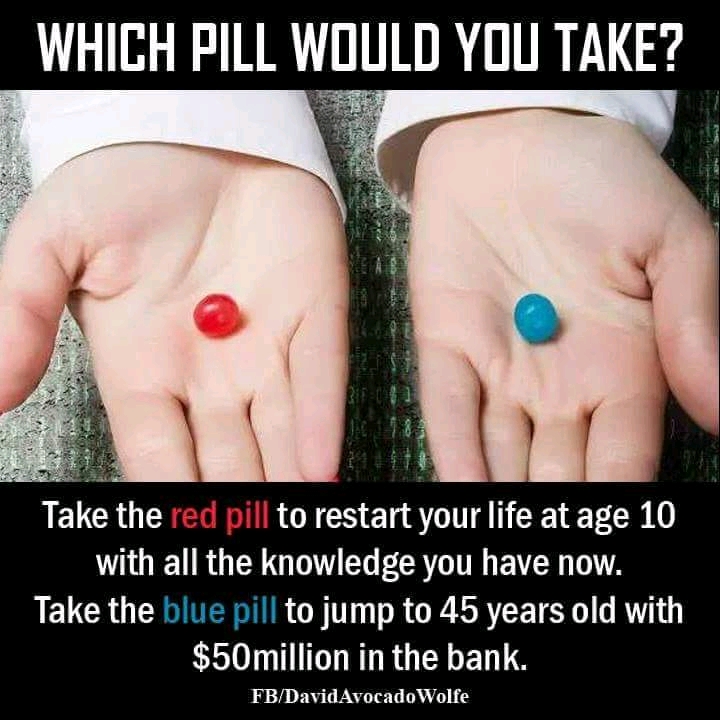 Which pill will you take