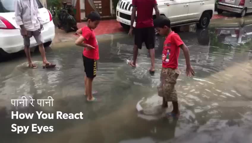 Glimpse of streets after Sunday morning rains!