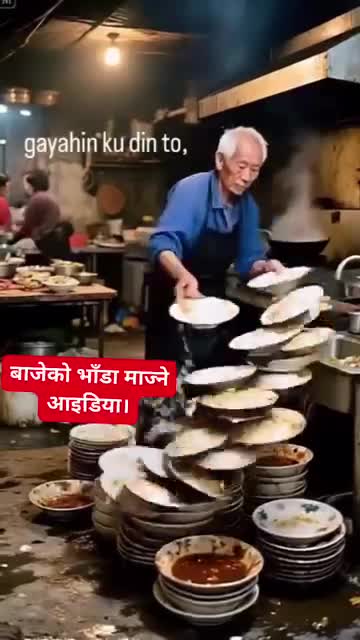 बाजेको भाडा माझने तरिका