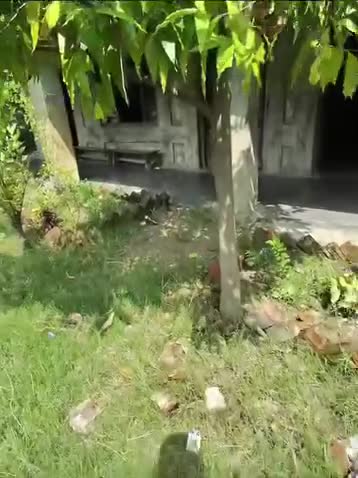 झाड़ी भित्र स्कूल छ प्रिंसिपल को मुख मा गुटका छ।