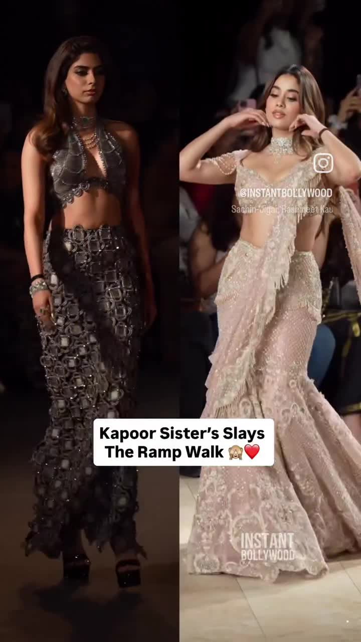 Two hot sister's 😻 
#Janhvi #Kushi