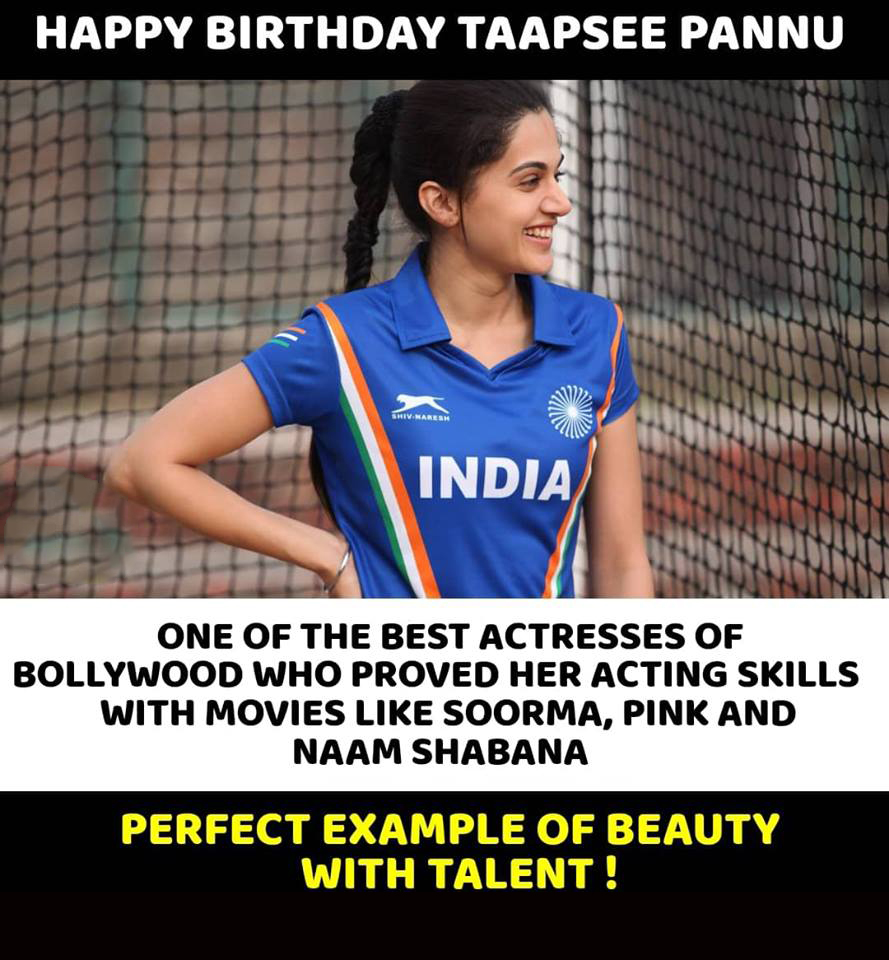 Taapsee Pannu Celebrates Her 31st Birthday