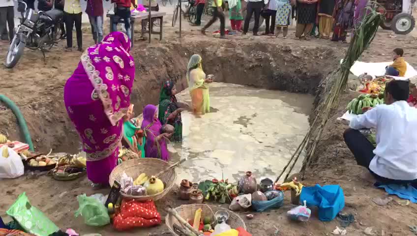 Chhath puja in Faridabad, 