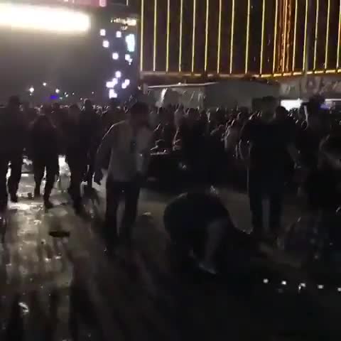 #breaking Live Footage — Last Vegas Shooting Left at Least 50 Dead