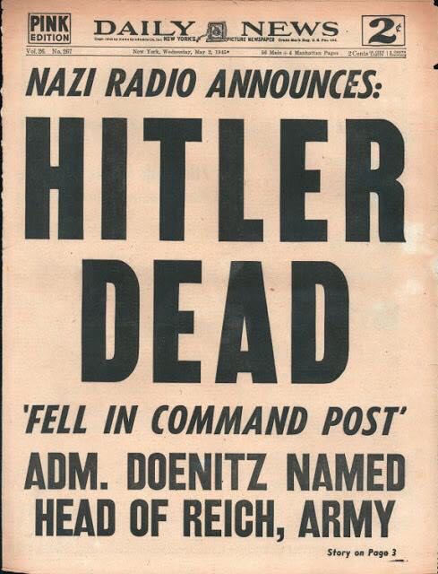 HITLER DEAD