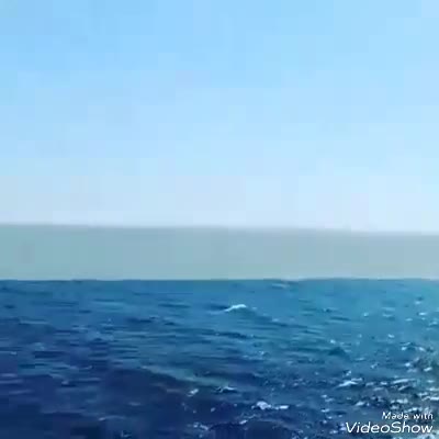 Atlantic and Pacific Oceans meeting point.They touch but do not mix with each other.