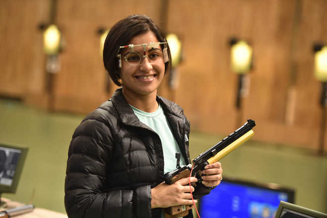 Sidhu wins air pistol at Commonwealth Shooting C'ships