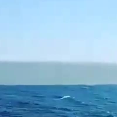 Atlantic and Pacific Oceans meeting point.They touch but do not mix with each other.