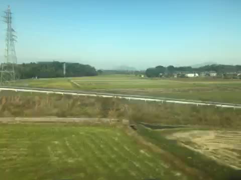 Bullet train in Japan , Shinkansen.