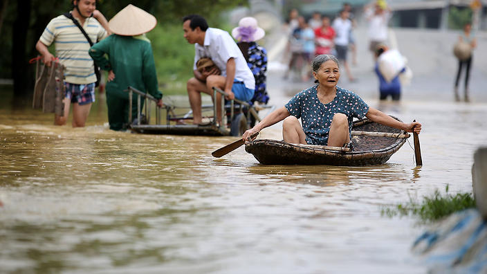 High alert in Vietnam :- Death toll in Vietnam floods rises to 68