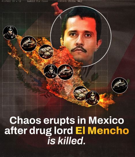 Mexico Erupts in Chaos: Another Day, Another Bloodbath = The Death of El Mencho presented a cartel revolt around the country!