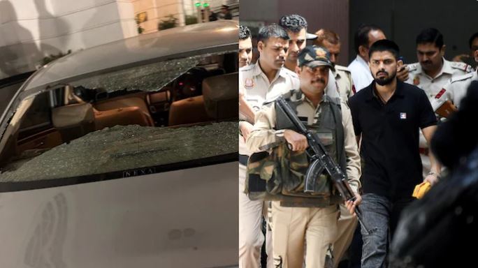 दिल्ली में कश्मीरी गेट इलाके में लॉरेंस बिश्नोई के वकील की कार पर इंडियन पुलिस/लॉ गनमैन ने फायरिंग की! इस खतरनाक हमले में एक घायल!