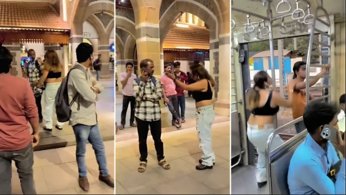 Maharashtra Woman Slaps Man at Bandra Station Over 'Inappropriate 'Touch'—Then Caught Touching Stranger in Viral Reel, Faces Massive Backlash!