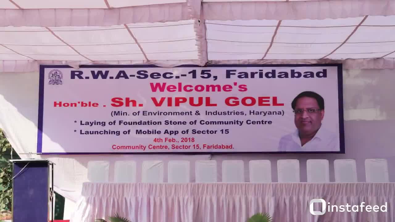 Another nice initiative by Sh. Vipul Goyal for the welfare of our society.