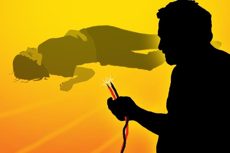 हैवानियत, पत्नी को प्राइवेट पार्ट में करंट लगाकर मार डाला, चरित्र पर शंका करता था पति