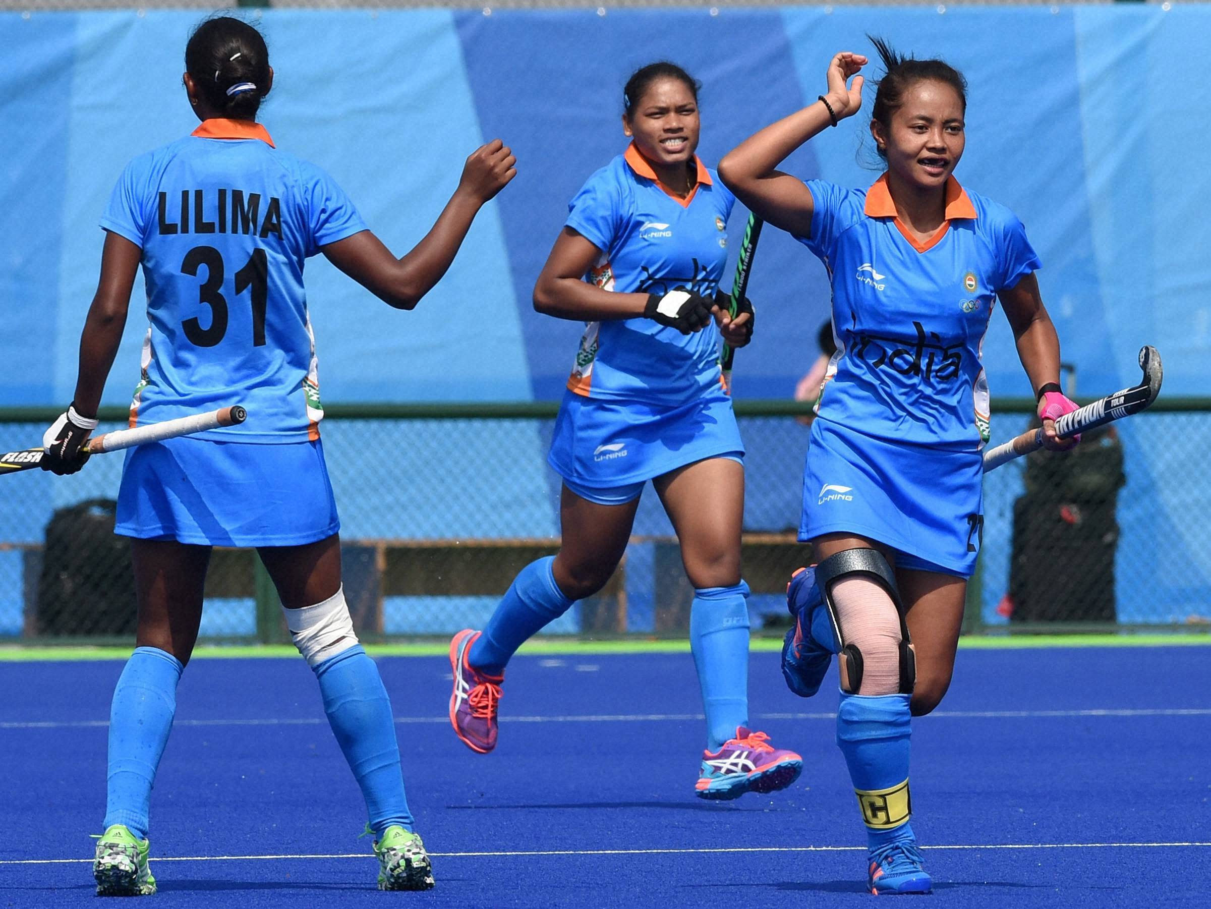 Indian women's hockey team registers straight 3rd win.