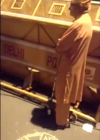Dirty old man caught masturbating at kathua rape protest in Delhi