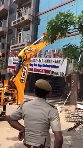 Defence Colony scenes today