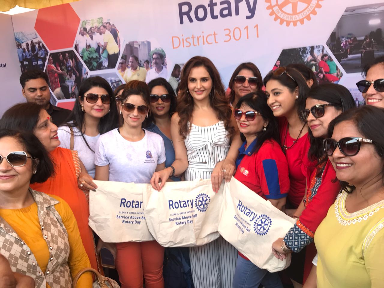 Monica Bedi in Rotary.