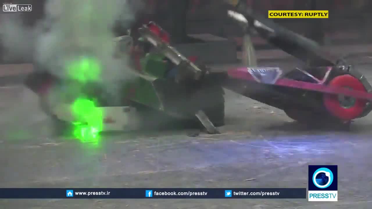 Russia's toughest ROBOTS clash with Britain's best 