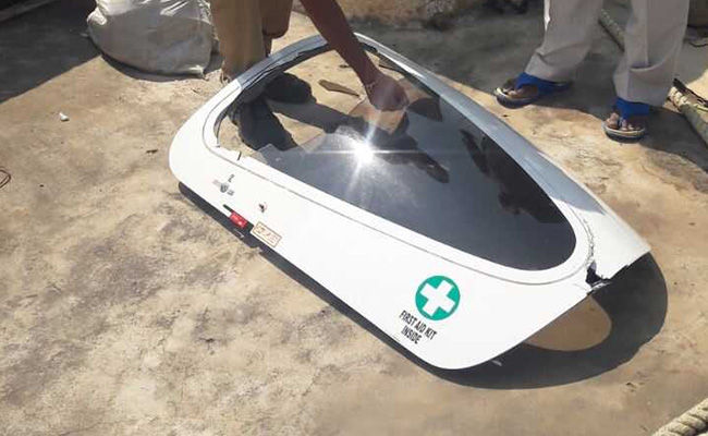 Door falls off aircraft mid air, lands on home in Hyderabad.