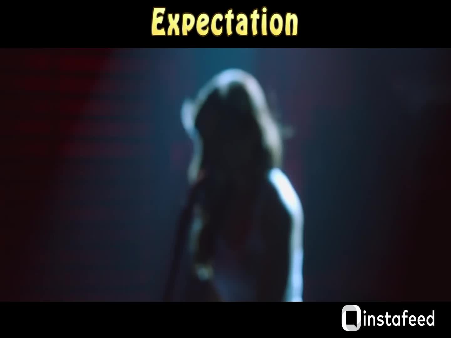 Expectation vs reality.......